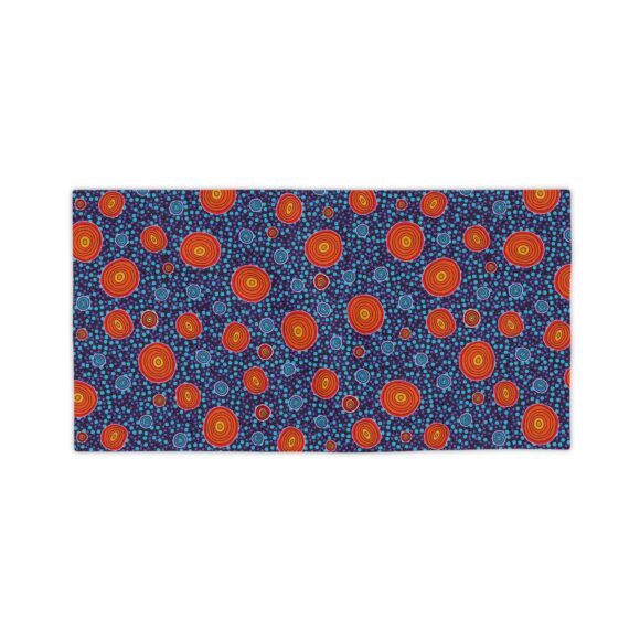 Vibrant Coral Reef Beach Towels – Rain Drops - Image 6