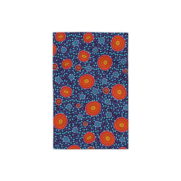 Vibrant Coral Reef Beach Towels – Rain Drops