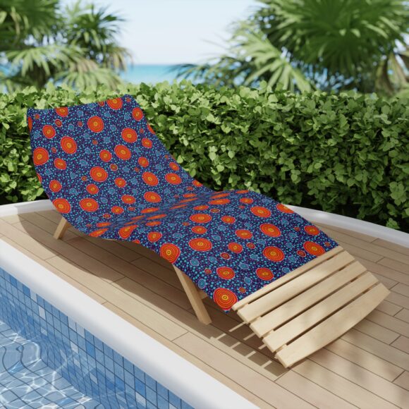 Vibrant Coral Reef Beach Towels – Rain Drops - Image 12