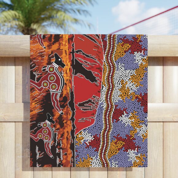 Vibrant Coral Reef Beach Towels – Uluru - Image 11