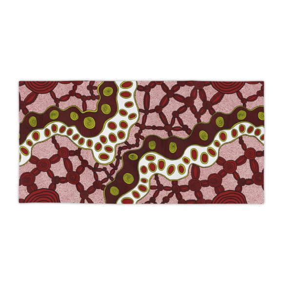 Vibrant Coral Reef Beach Towels – Dry Lands - Image 10