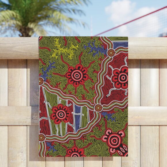 Vibrant Coral Reef Beach Towels - Connections - Image 7