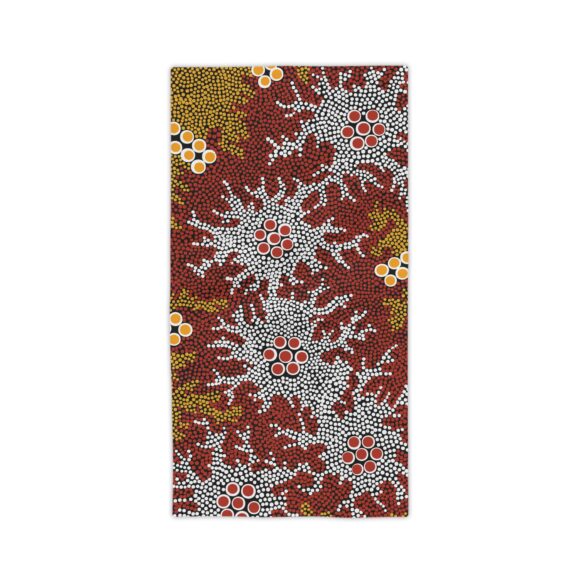 Vibrant Coral Reef Beach Towels - Bushland Dreaming - Image 5