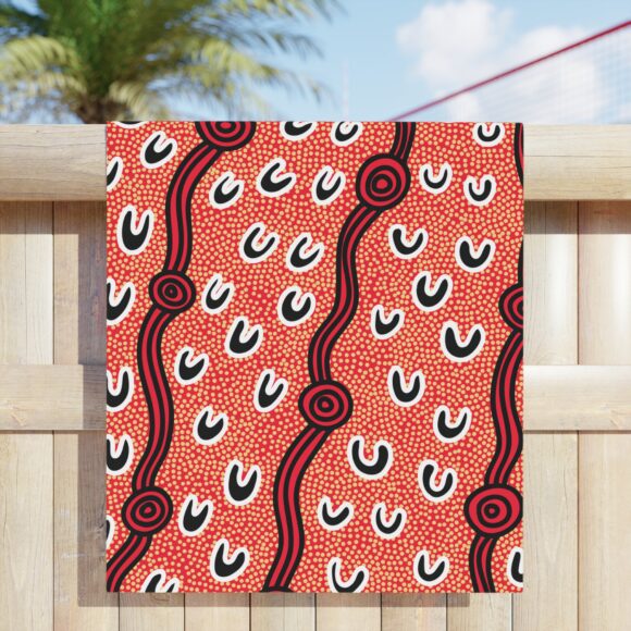 Vibrant Coral Reef Beach Towels – Meeting Grounds - Image 11