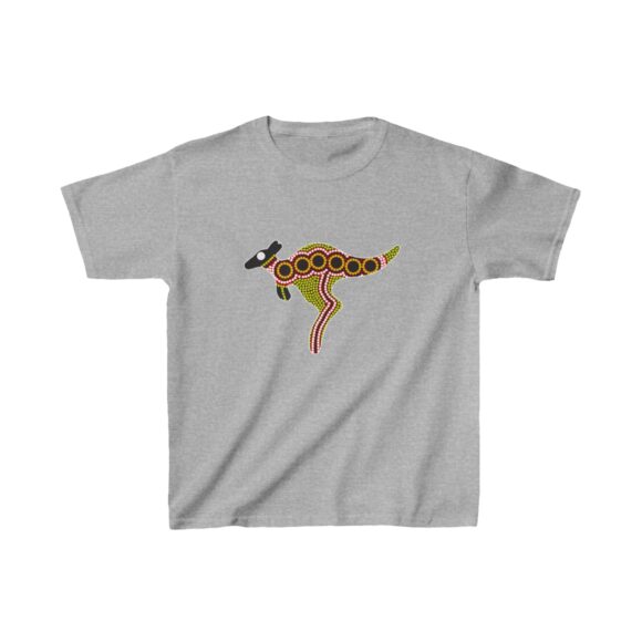 Kids Heavy Cotton Tee - Kangaroo - Image 5