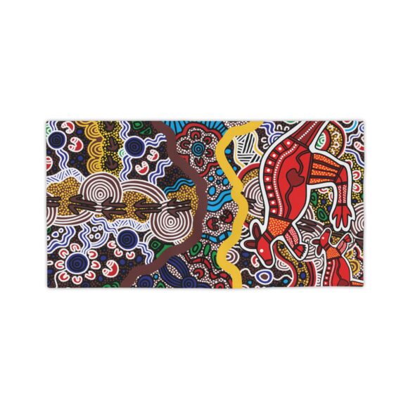 Vibrant Coral Reef Beach Towels – Kangaroo Dreaming - Image 6