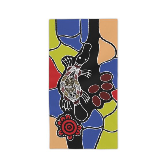 Vibrant Coral Reef Beach Towels – Platypus Dreaming - Image 5