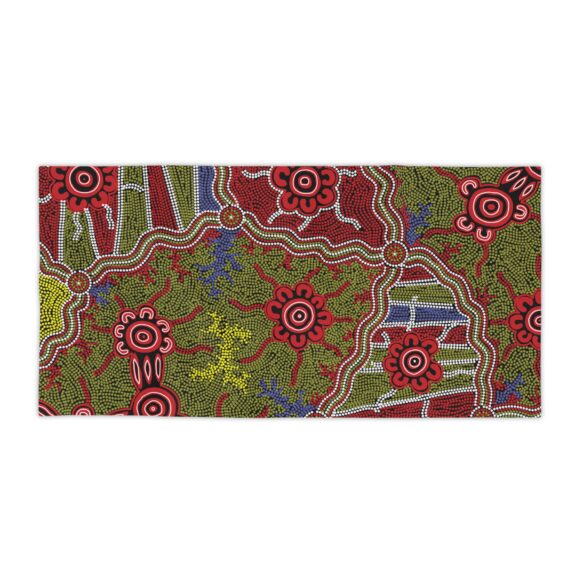 Vibrant Coral Reef Beach Towels - Connections - Image 10