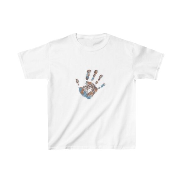 Kids Heavy Cotton Tee - Hand Wetland - Image 3