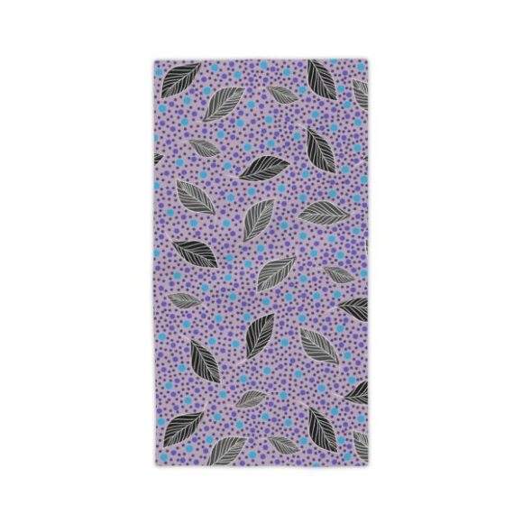 Vibrant Coral Reef Beach Towels – Leaves - Image 3