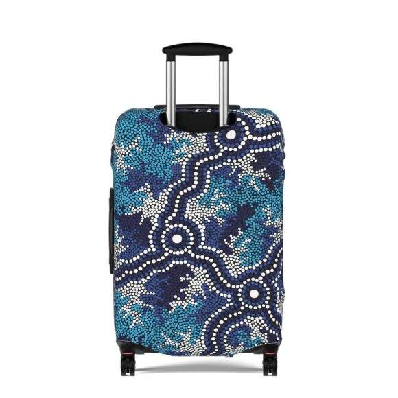 Luggage Cover - Wetland Dreaming blue - Image 6