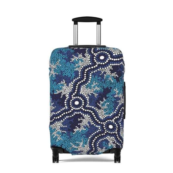 Luggage Cover - Wetland Dreaming blue - Image 5