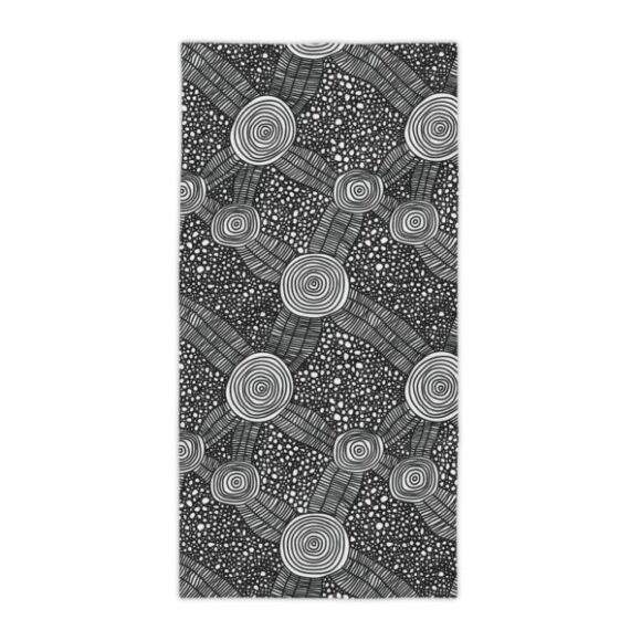 Vibrant Coral Reef Beach Towels – Rocky Waterholes - Image 5