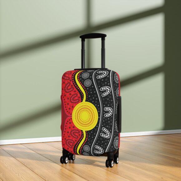 Luggage Cover - Flag Sunset - Image 4