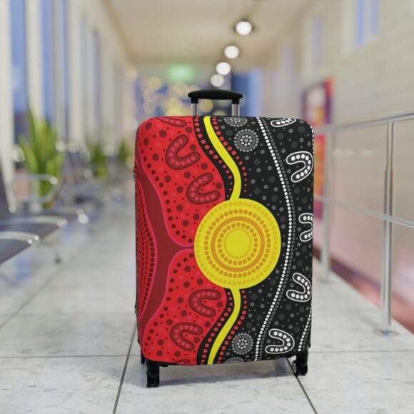 Luggage Cover - Flag Sunset - Image 11