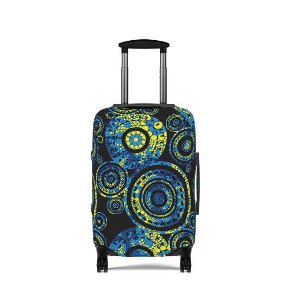 Luggage Cover - Paisley Circles