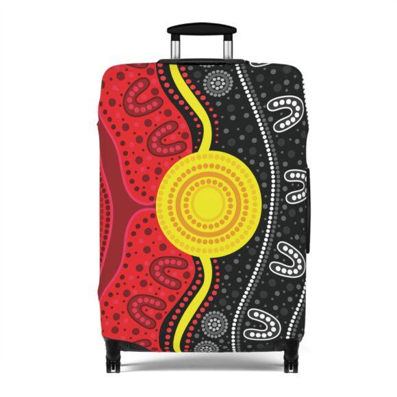 Luggage Cover - Flag Sunset - Image 9