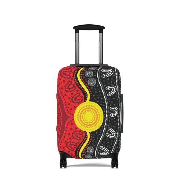 Luggage Cover - Flag Sunset